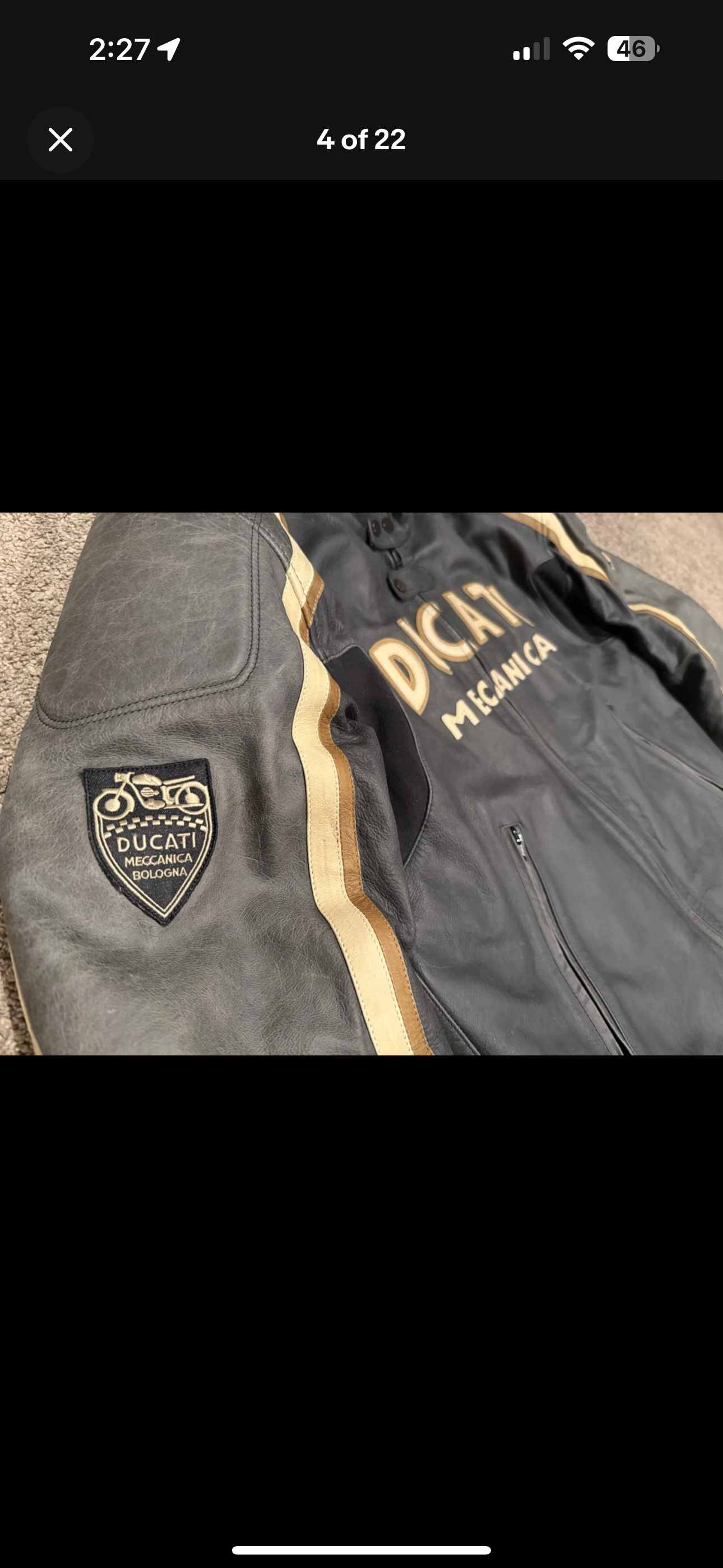 Ducati Meccanica authentic leather limited jacket OEM
