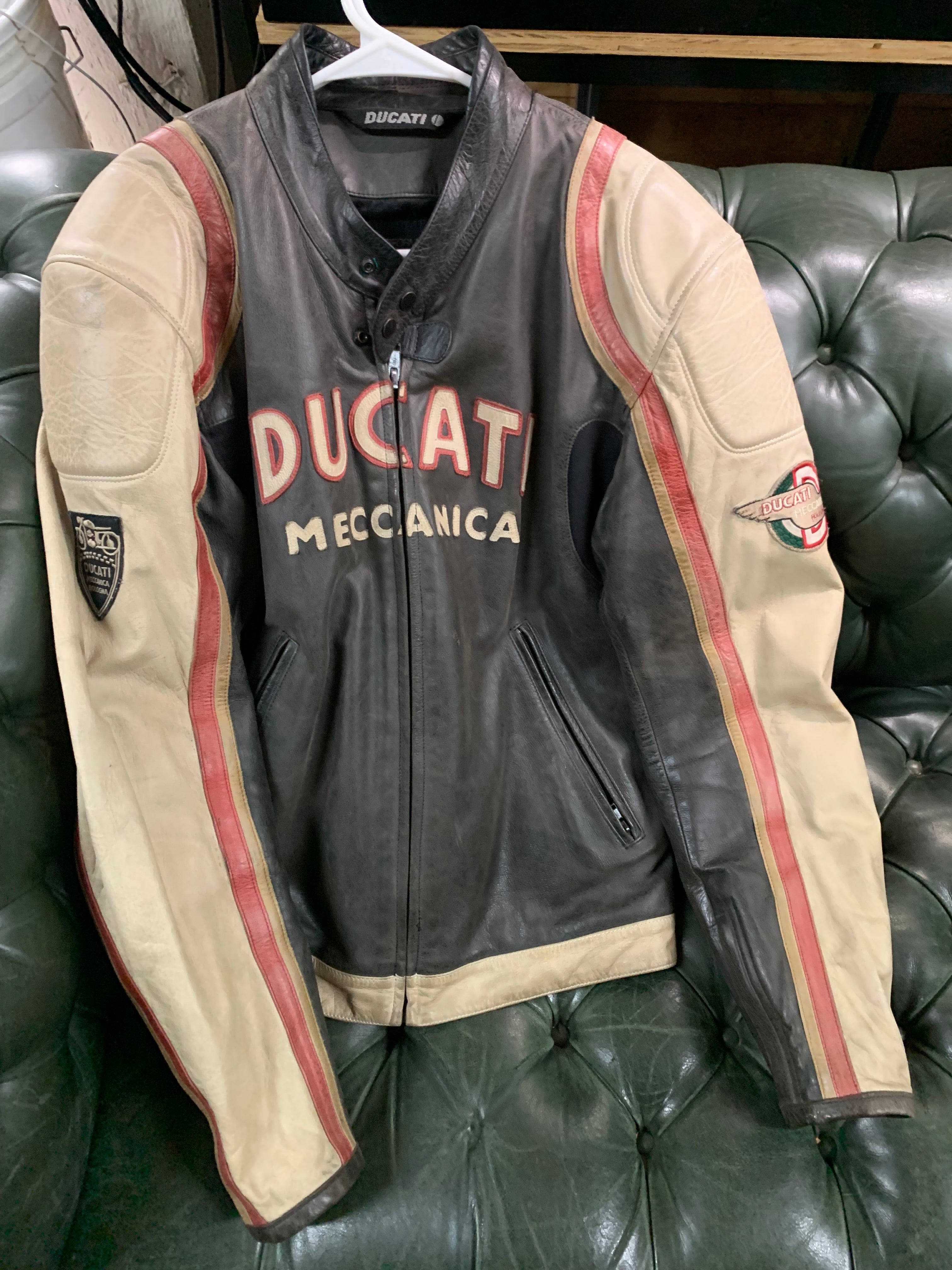 Ducati meccanica leather jacket limited edition authentic