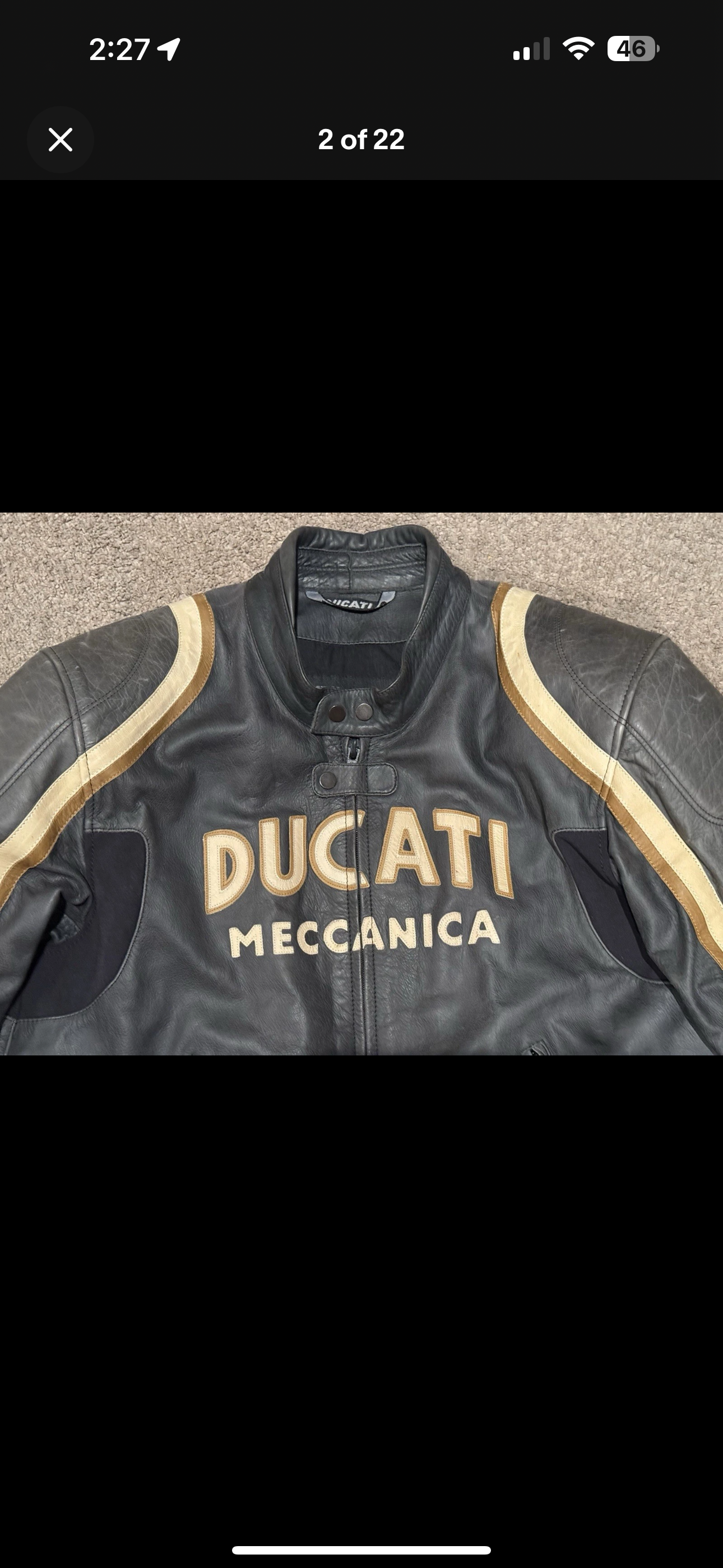 Ducati Meccanica authentic leather limited jacket OEM