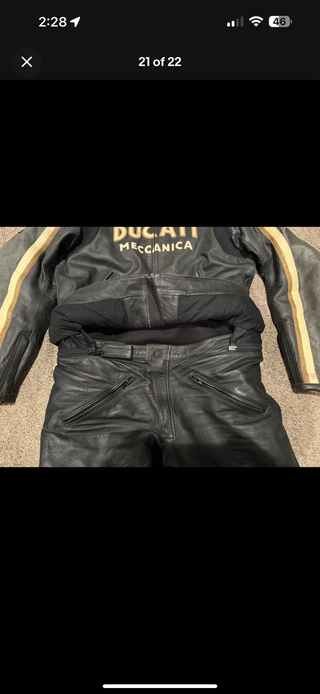 Ducati Meccanica authentic leather limited jacket OEM