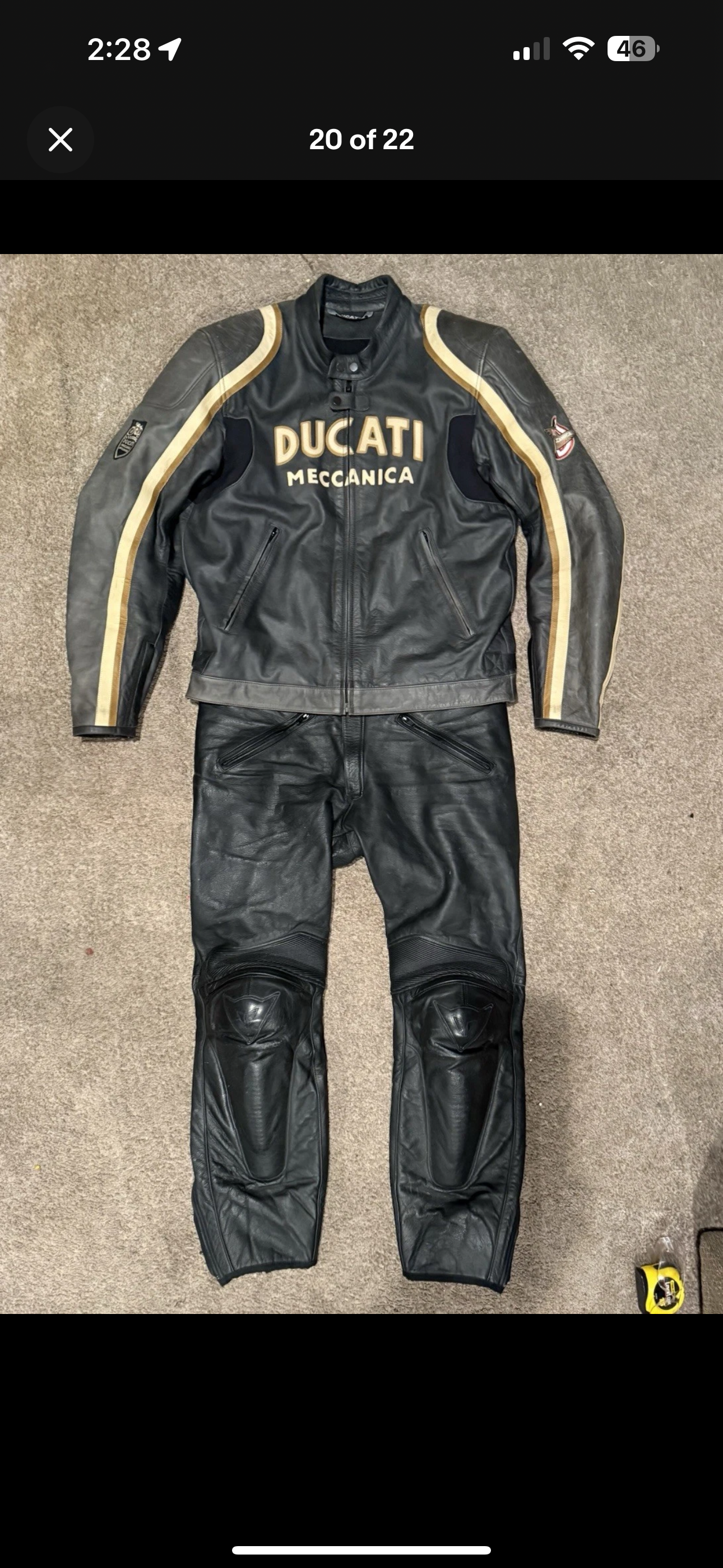 Ducati Meccanica authentic leather limited jacket OEM