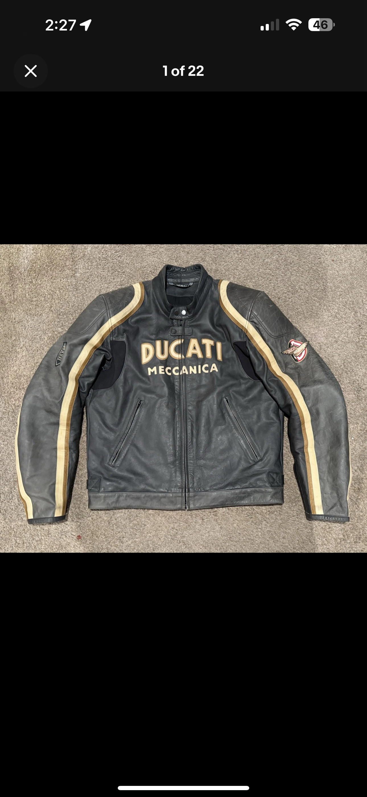 Ducati Meccanica authentic leather limited jacket OEM