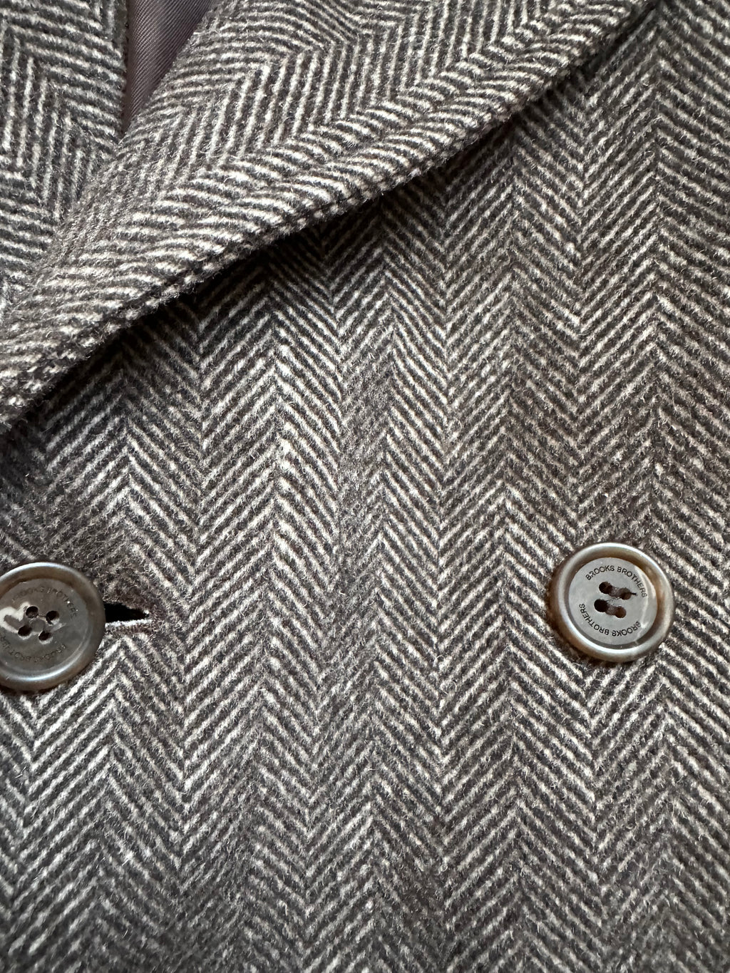 Brooks brothers camel brown pea coat Large 52