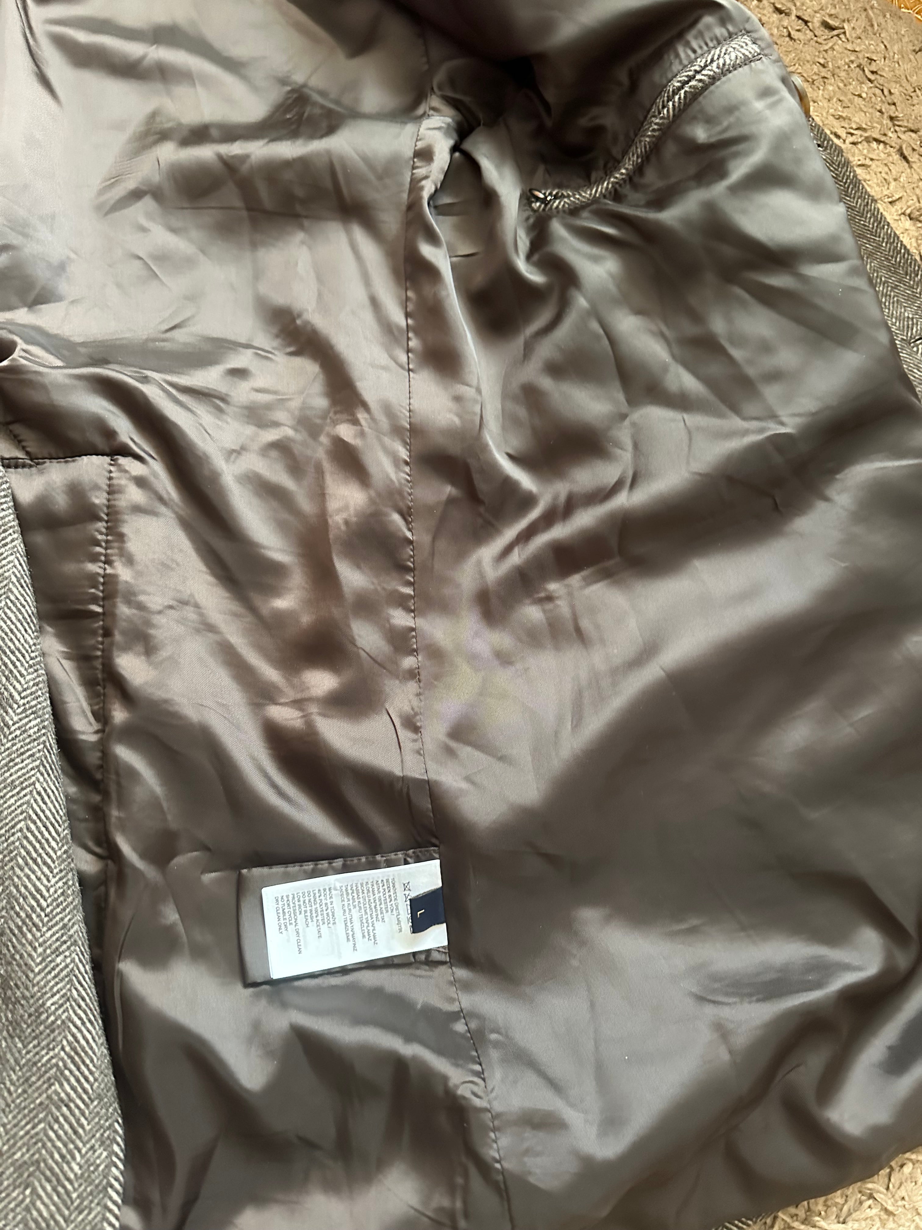 Brooks brothers camel brown pea coat Large 52