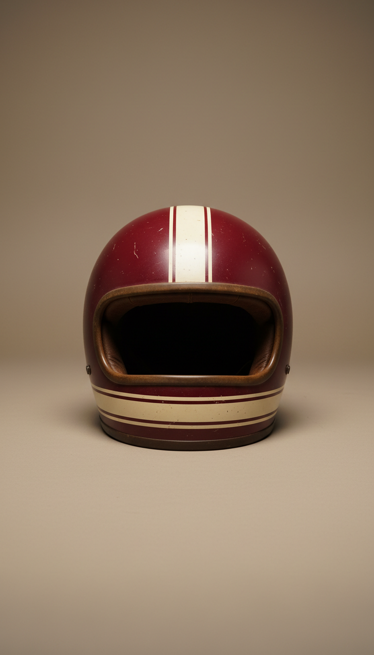 1970s Ducati racing helmet