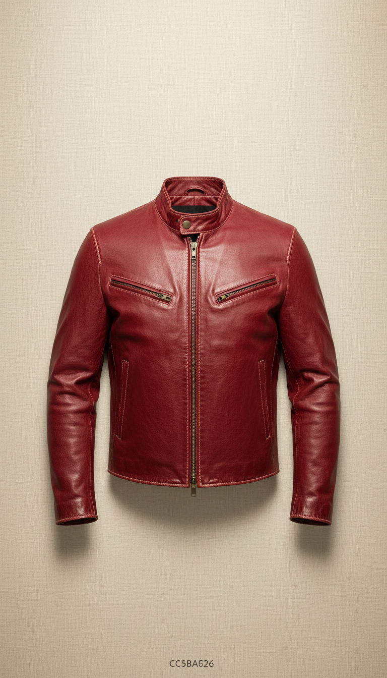 Original Ducati logo leather jacket