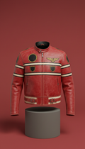 Vintage racing leather jacket